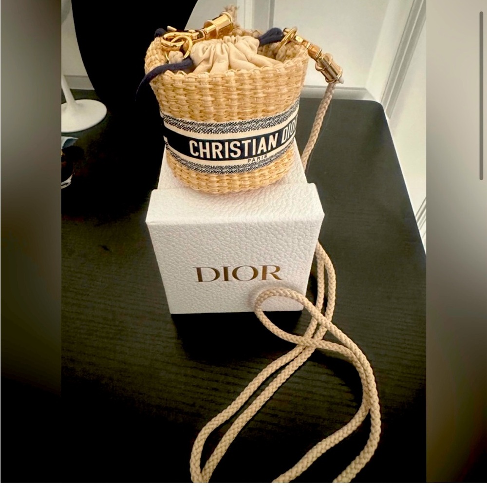 Mini Straw Dior Crossbody